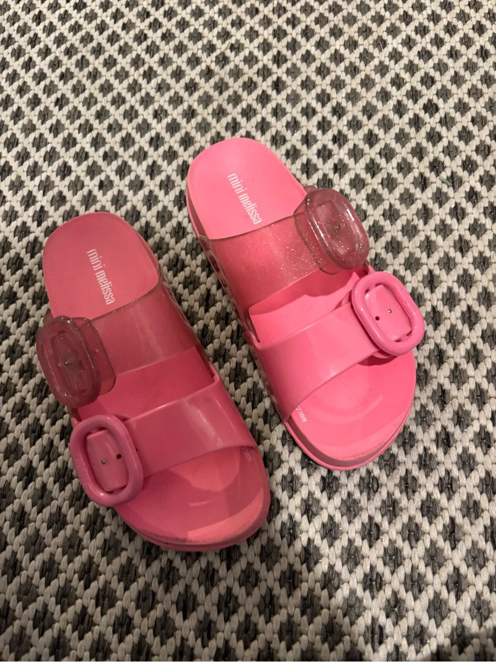 Mini Melissa slides, size 11 little girls